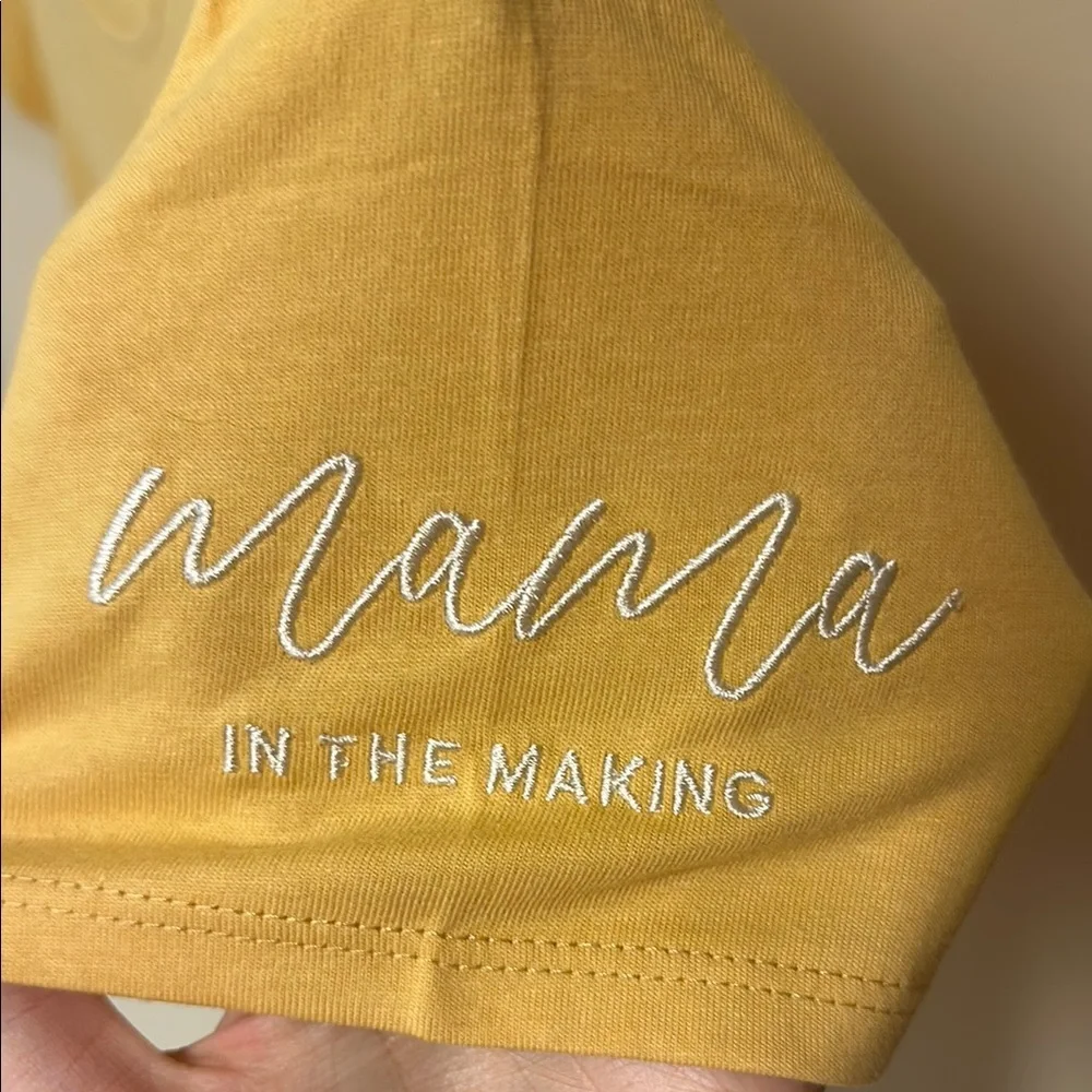 bump to mom stylish mustard